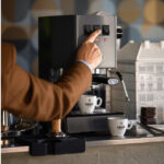 GAGGIA Cafetera express - GAGGIA E24, 15 bar, 1200 W, 2 tazas, Gris - Imagen 3
