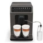 KRUPS Cafetera superautomática - KRUPS 840737, 15 bar, 1450 W, 2 tazas, Negro
