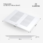 KLARSTEIN Placa de inducción - KLARSTEIN Delicatessa 70 Flex, 4 zonas, 72 cm, Blanco - Imagen 8