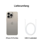 APPLE iPhone 15 Pro Max Plata 256 GB RAM 8 GB, Plata, Móvil iOS, 256 GB, 8 GB RAM, 6,7 " Super Retina XDR, Ceramic Shield, 120 Hz, Recubrimiento oleof - Imagen 8