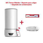 LYDOS Termo eléctrico - LYDOS HYBRID 80L + VASCHETTA COND. + INSTAFIX ARISTON, 80 l, Blanco