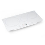 KLARSTEIN Placa de inducción - KLARSTEIN Delicatessa 80, 3 zonas, 80 cm, Blanco - Imagen 4