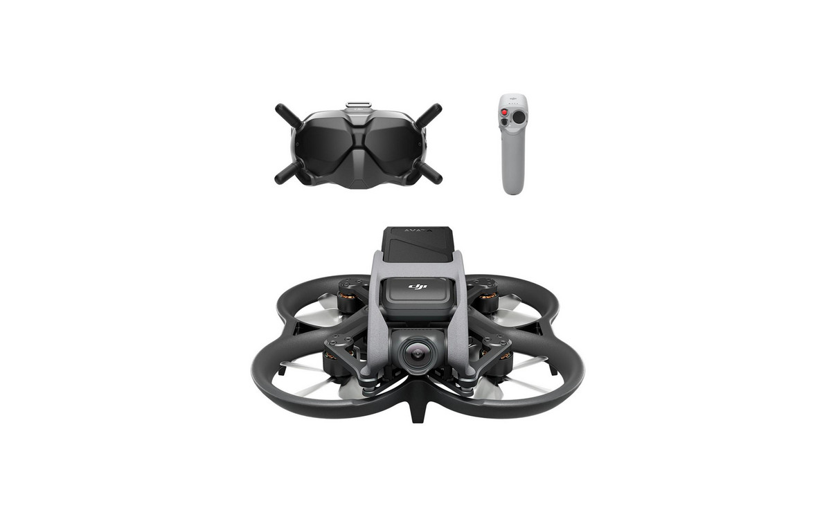134736008_1 DJI Drone - DJI Avata Fly Smart Combo (DJI FPV Goggles V2), 18 min, Negro - Imagen 1