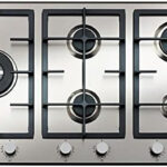 WHIRLPOOL Placa de gas - WHIRLPOOL GMAL 9522/IXL, 5 zonas, Metano, 860 mm, Inox