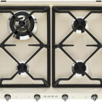 SMEG Placa de gas - SMEG SR964PGH, 4.0000 zonas, Gas NaturalGas ButanoGas Propano, 595 mm, Beige