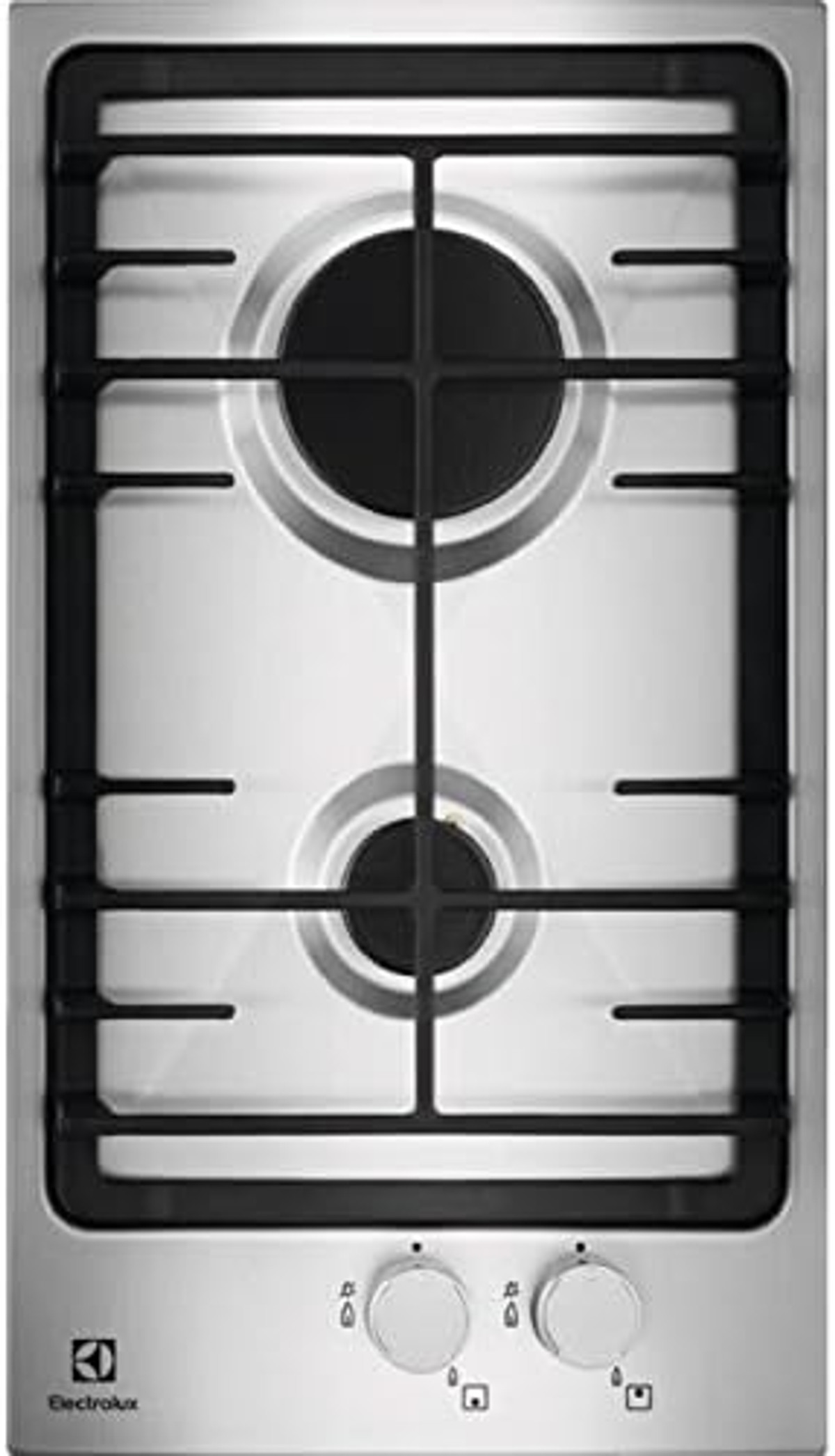 135145238_1 ELECTROLUX Placa de gas - ELECTROLUX 949 738 236, 2 zonas, Propane/butane, 27 cm, Inox - Imagen 1