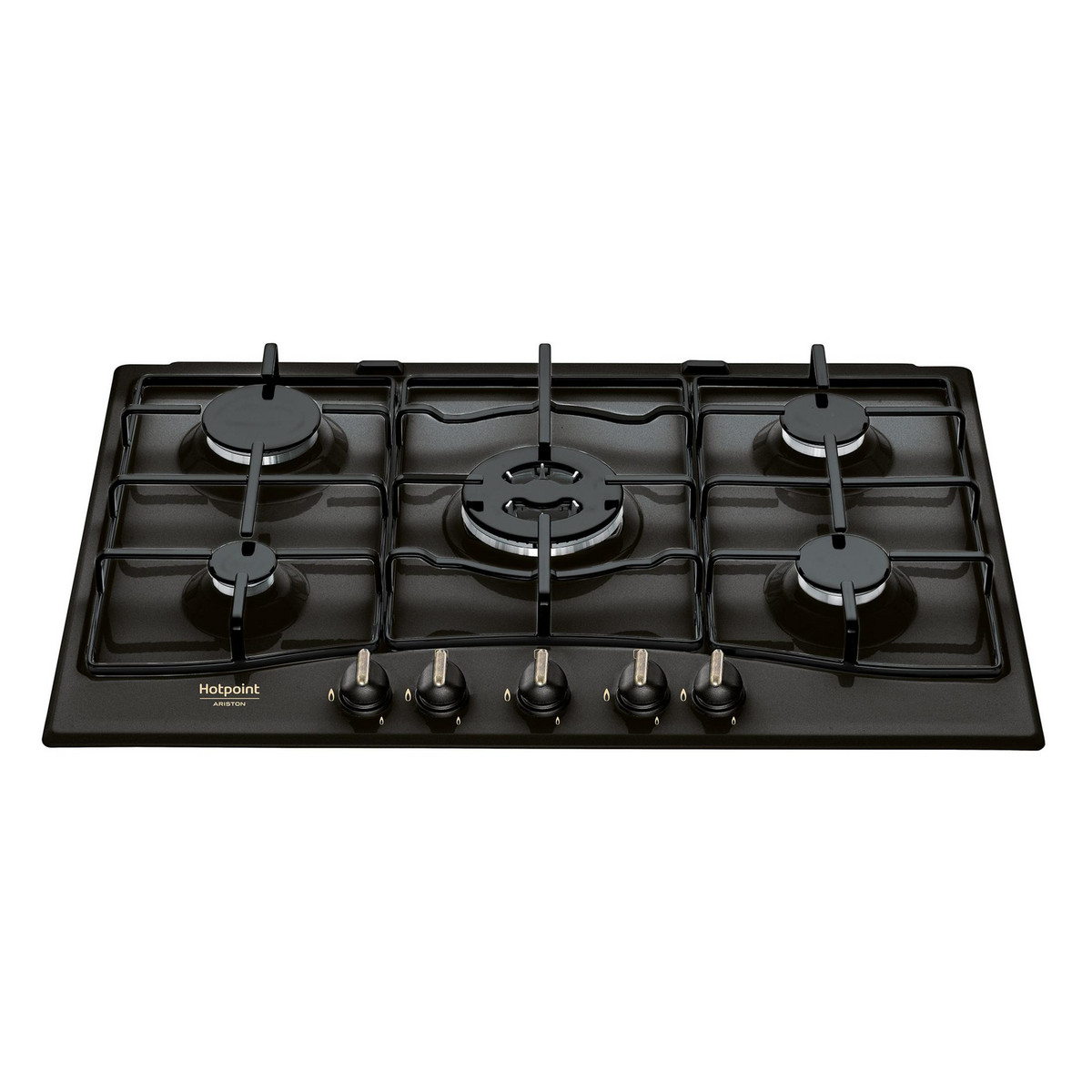 135145239_1 HOTPOINT Placa de gas - HOTPOINT PCN 750 T (AN) R /HA, 5 zonas, Metano, 75 cm, Inox - Imagen 1