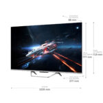 HAIER TV QLED 55" - HAIER H55Q800UX, UHD 4K, Smart TV, DVB-T2 (H.265), Negro - Imagen 2