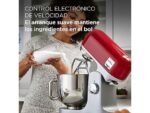 Kenwood Robot de cocina - Kenwood kMix KMX750RD, Amasadora de repostería, 1000 W Bol de 5 l, 6 Velocidades, Rojo - Imagen 3