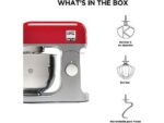 Kenwood Robot de cocina - Kenwood kMix KMX750RD, Amasadora de repostería, 1000 W Bol de 5 l, 6 Velocidades, Rojo - Imagen 7