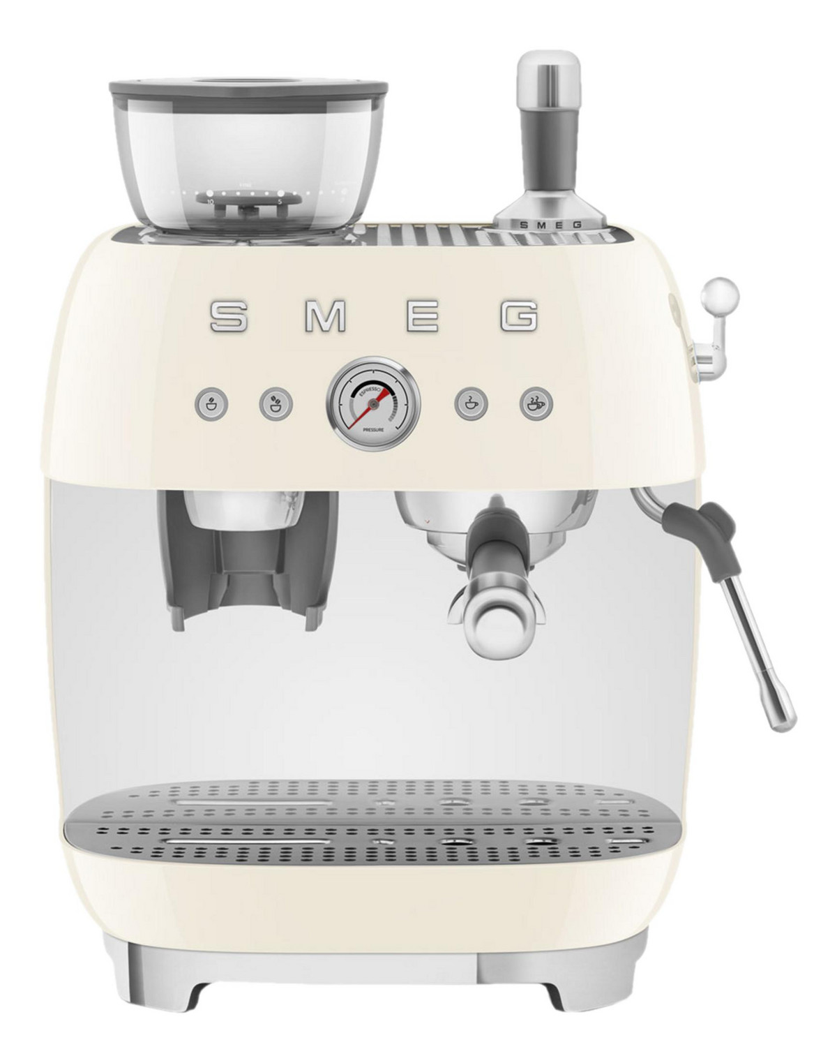 136251289_1 SMEG Cafetera express - SMEG EGF03CREU, 15 bar, 1650 W, 2 tazas, Beige - Imagen 1