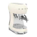 SMEG Cafetera express - SMEG EGF03CREU, 15 bar, 1650 W, 2 tazas, Beige - Imagen 7