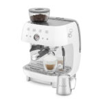 SMEG Cafetera express - SMEG EGF03WHEU, 20 bar, 1650 W, 2 tazas, Inox - Imagen 3