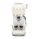 SMEG Cafetera express - SMEG ECF02CREU, 15 bar, 1350 W, 2 tazas, Crema de - Imagen 3