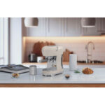 SMEG Cafetera express - SMEG ECF02CREU, 15 bar, 1350 W, 2 tazas, Crema de - Imagen 8