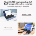 LIPA Jumper V10 256 GB Windows 11 tablet, 256 GB, Negro, 10,1 " UFHD, 8 GB RAM, Intel Gemini Lake N4000 2.4 GHz dualcore, Tablet Windows 11 Home - Imagen 5