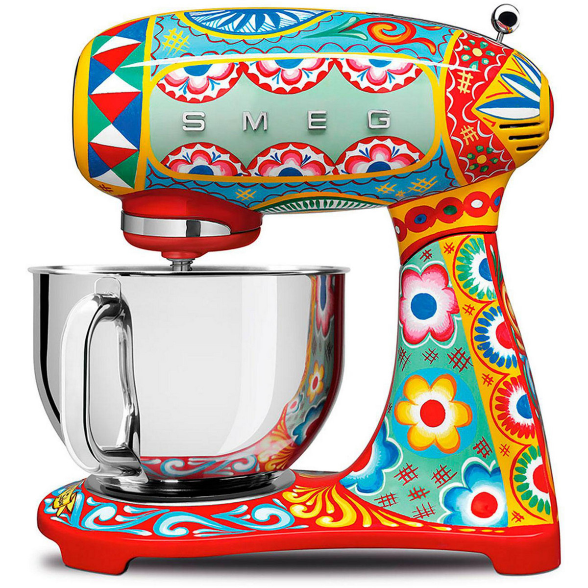 136422804_1 SMEG Robot amasador - SMEG SMF03DGEU, 800 W, 10 velocidades, Inox - Imagen 1