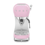 SMEG Cafetera express - SMEG ECF02PKEU, 15 bar, 1350 W, 2 tazas, Inox