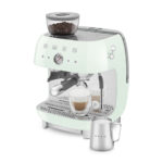 SMEG Cafetera express - SMEG EGF03PGEU, 15 bar, 1650 W, 2 tazas, Inox - Imagen 3