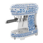 SMEG Cafetera express - SMEG 112571699, 15 bar, 1350 W, 2 tazas, Inox