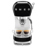 SMEG Cafetera express - SMEG ECF02BLEU, 15 bar, 1350 W, 2 tazas, Negro - Imagen 7