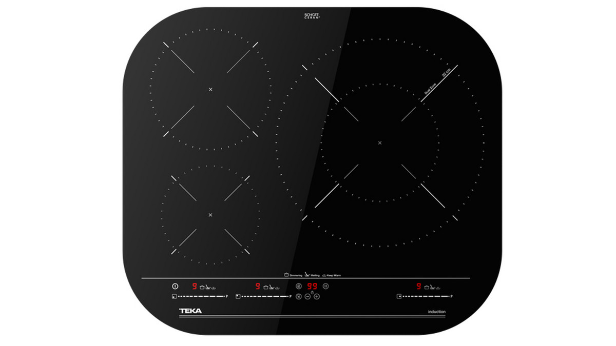 136588691_1 TEKA Placa de inducción - TEKA IKC 63320 MSP 3F, 3 zonas, 590 mm, Negro - Imagen 1