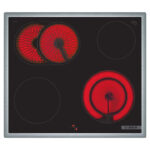 BOSCH Placa de vitrocerámica - BOSCH Serie 4 NKN645GA2E, 4 zone(s) zonas, 583 mm, Negro