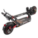 ZWHEEL Patinete eléctrico - ZWHEEL ZRino Duo Max, Pot. máx. 2000 W, Carga máx. 120 kg, 70 km autonomía, 20000 mAh, Negro | Rojo - Imagen 6