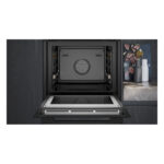 SIEMENS Horno microondas - SIEMENS iQ700 HM736GAB1, Integrable, Hidrolítica, 67 l, 59,4 cm, Negro - Imagen 4