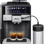 SIEMENS Máquina espresso - SIEMENS TE658209RW, 19 bar, 1500 W, 0,5 l, 2,0 tazas, Negro, Acero inoxidable