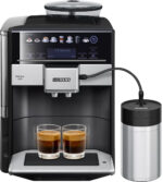 SIEMENS Máquina espresso - SIEMENS TE658209RW, 19 bar, 1500 W, 0,5 l, 2,0 tazas, Negro, Acero inoxidable