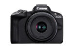 CANON Cámara digital - CANON EOS R50, Black + RF-S 18-45 IS STM + RF-S 55-210mm F5-7.1 IS STM Kit, 25,5 megapixel, CMOS, Full HD 1080p, Negro