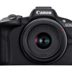CANON Cámara digital - CANON EOS R50, Black + RF-S 18-45 IS STM + RF-S 55-210mm F5-7.1 IS STM Kit, 25,5 megapixel, CMOS, Full HD 1080p, Negro