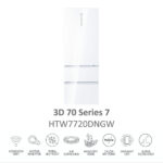 HAIER Frigorífico combi - HAIER HTR7720DNGW HTR7720DNGW HTR7720DNGW, No Frost, Total No FrostInverterHumidity Control SystemMy ZoneCircular AirFlow, A - Imagen 2