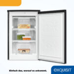 EXQUISIT Congelador vertical - EXQUISIT GS81-051C, 85 l, 845 mm, Negro - Imagen 5