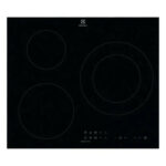 ELECTROLUX Placa de inducción - ELECTROLUX 227840, 3 zonas, 590 mm, Negro