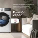 Lavadora carga frontal - EVVO Nova 8X, 8 kg, 13 programas, Gris - Imagen 3