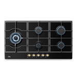 KLARSTEIN Placa de gas - KLARSTEIN Victoria Chef Edition 5 zone, 5 zonas, 90 cm, Negro - Imagen 2