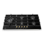 KLARSTEIN Placa de gas - KLARSTEIN Victoria Chef Edition 5 zone, 5 zonas, 90 cm, Negro - Imagen 3