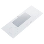 KLARSTEIN Placa de inducción - KLARSTEIN Delicatessa 90 Slim Hybrid, 4 zonas, 90 cm, Blanco - Imagen 6