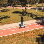 SMARTGYRO Patinete eléctrico - SMARTGYRO Z-One Blue C, Homologado DGT, Pot. máx. 400 W, Carga máx. 90 kg, 40 km autonomía, 8000 mAh, Azul - Imagen 8