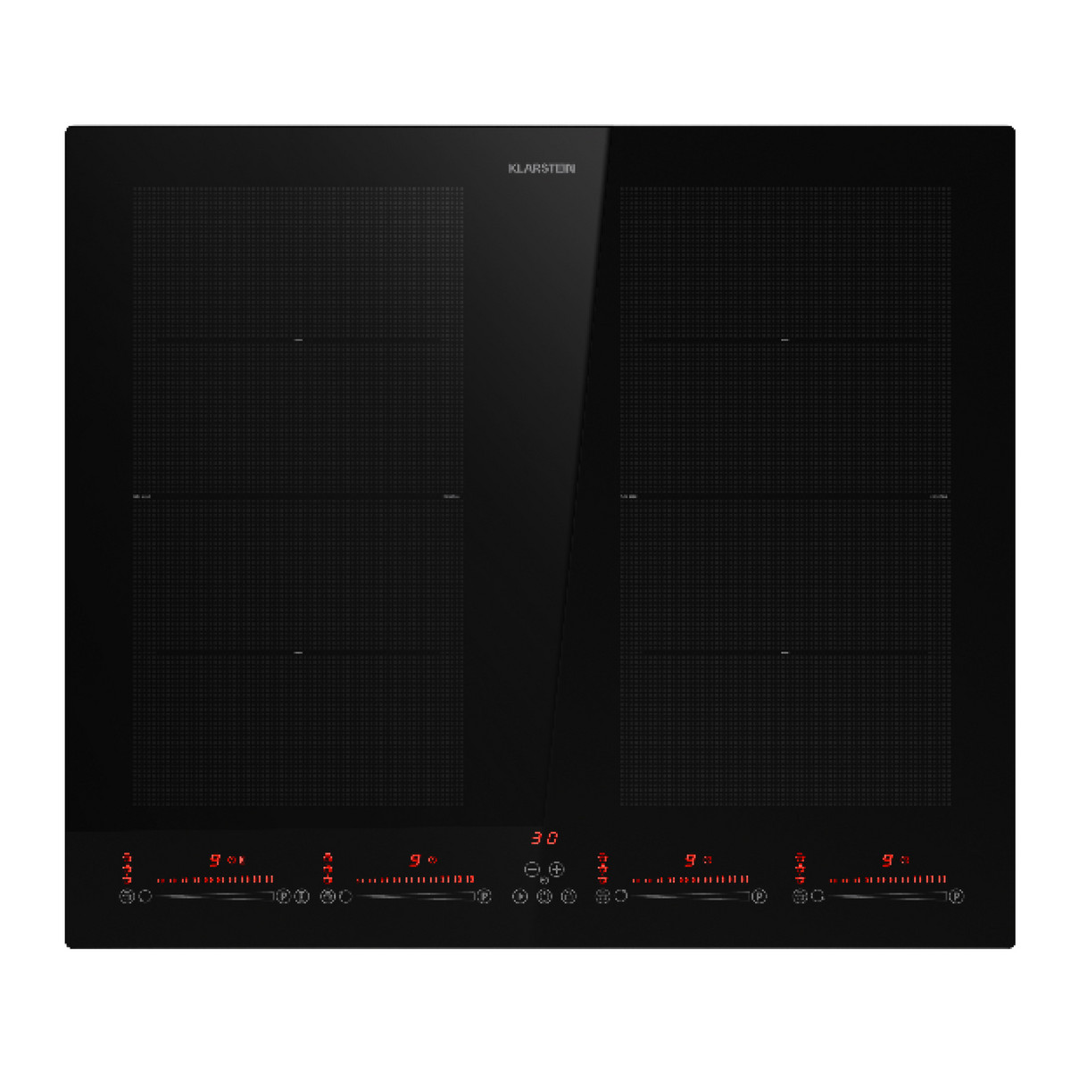138155172_1 KLARSTEIN Placa de inducción - KLARSTEIN Masterzone 60 Flex, 4 zonas, 59 cm, Negro - Imagen 1