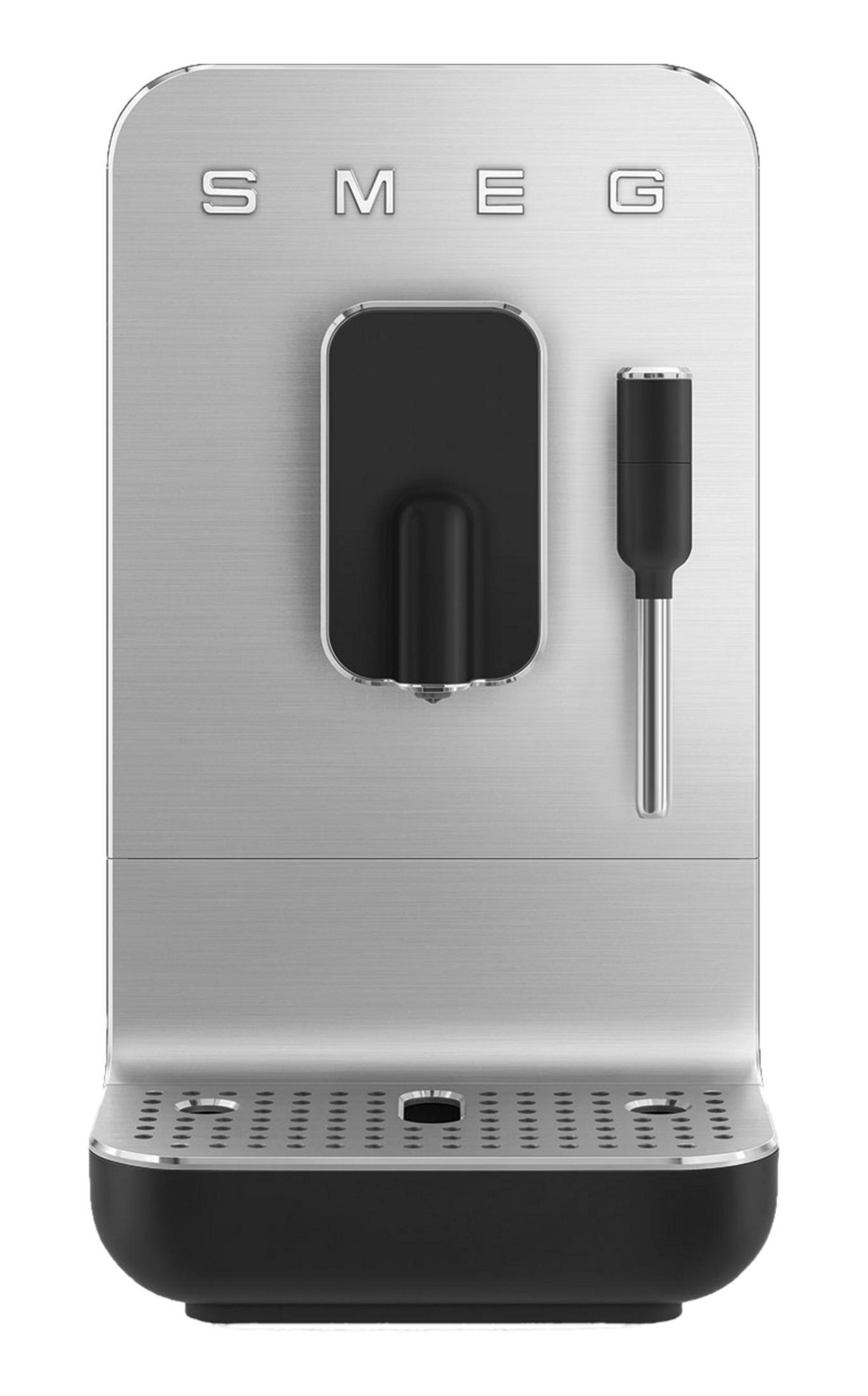 139122895_1 SMEG Cafetera superautomática - SMEG BCC12BLMEU, 19 bar, 1350 W, Negro, Gris - Imagen 1