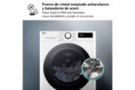 LG Lavadora secadora - LG F4DR6010A0W.ABWQPES, 1 kg + 1 kg, Not available - Imagen 7