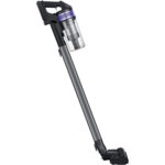 SAMSUNG Aspiradora escoba - SAMSUNG Jet 75E Turbo VS20B75B1R4, 550 W, Potencia de succión 200 AirWatt, Depósito 0,8 l, Negro, Cromo, Violeta - Imagen 2