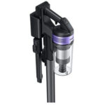 SAMSUNG Aspiradora escoba - SAMSUNG Jet 75E Turbo VS20B75B1R4, 550 W, Potencia de succión 200 AirWatt, Depósito 0,8 l, Negro, Cromo, Violeta - Imagen 4