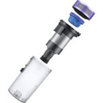 SAMSUNG Aspiradora escoba - SAMSUNG Jet 75E Turbo VS20B75B1R4, 550 W, Potencia de succión 200 AirWatt, Depósito 0,8 l, Negro, Cromo, Violeta - Imagen 6