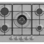 HISENSE Placa de gas - HISENSE 307176943, 5 zonas, 710 mm, Inox