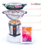 TAURUS Robot de cocina - TAURUS MYCOOK NEXT, 2000 W, 2,5 l, Blanco - Imagen 3