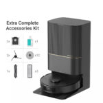 DREAME Robot aspirador - DREAME X40 Ultra Complete, 75 W, Potencia de succión 12 kPa, Depósito 3,2 l, Autonomía 240 min, Negro - Imagen 2